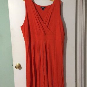 Orange red dress size 3x